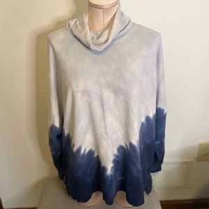 Pink mock neck sweatshirt